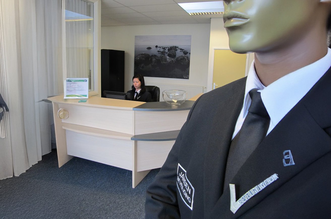 Balie bij Jansen Beveiliging